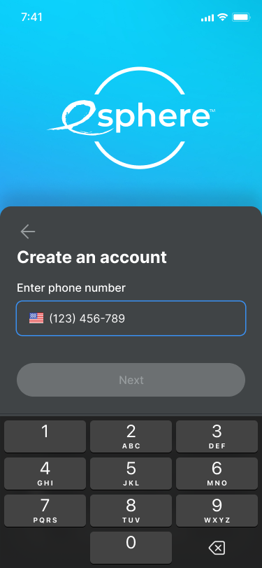 Enter phone number