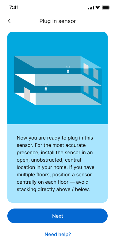 Sensor ready to plug in screen